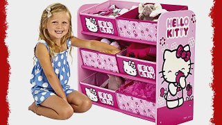 Worlds Apart 471HEK01 Hello Kitty Kommode mit 6 Aufbewahrungsboxen