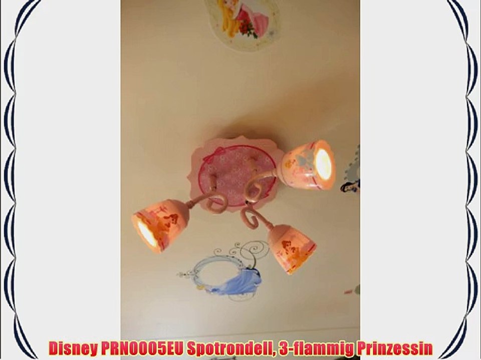 Disney PRN0005EU Spotrondell 3-flammig Prinzessin
