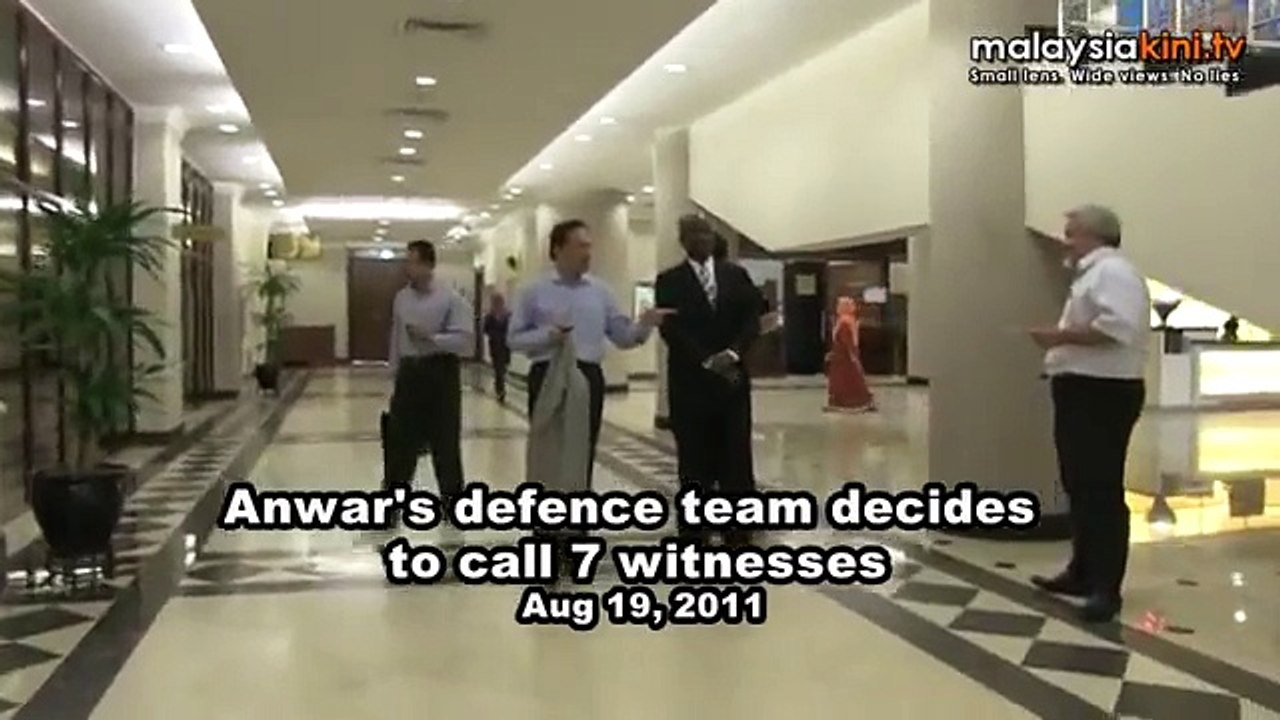Anwar's defence team decides to call 7 witnesses