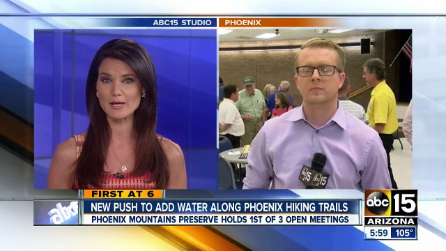 New push to add water along Phoenix hiking trails