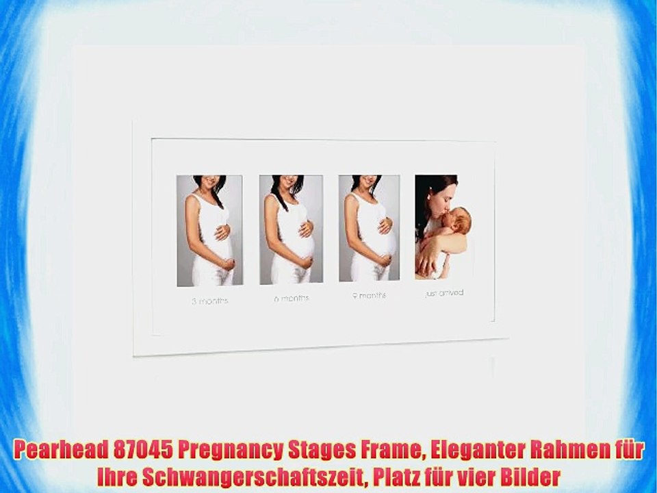 Pearhead 87045 Pregnancy Stages Frame Eleganter Rahmen f?r Ihre Schwangerschaftszeit Platz
