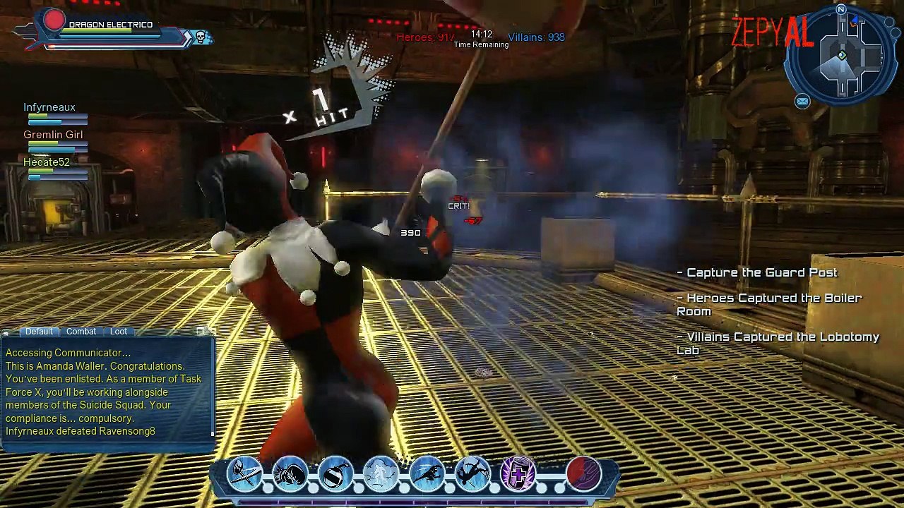 DCGame 2015 leyendas Harley Quinn