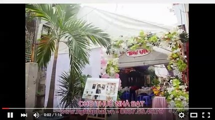 Cho thuê nhà bạt tổ chức đám cưới tại TPHCM