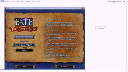 Fate: The Cursed King - Connecting to Facebook