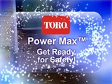 Operating a Snow Blower Safely: Toro Power Max