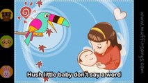 Muffin Songs - Hush little baby  nursery rhymes & children songs with lyrics  muffin songs