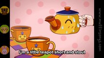 Muffin Songs - I'm A Little Teapot  nursery rhymes & children songs with lyrics  muffin songs