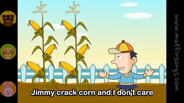 Muffin Songs - Jimmy Crack Corn  nursery rhymes & children songs with lyrics  muffin songs