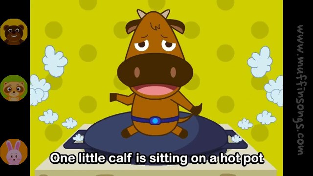 Muffin Songs - Little Calf  nursery rhymes & children songs with lyrics  muffin songs