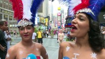 Nackte Brüste auf dem Times Square sorgen für Unmut