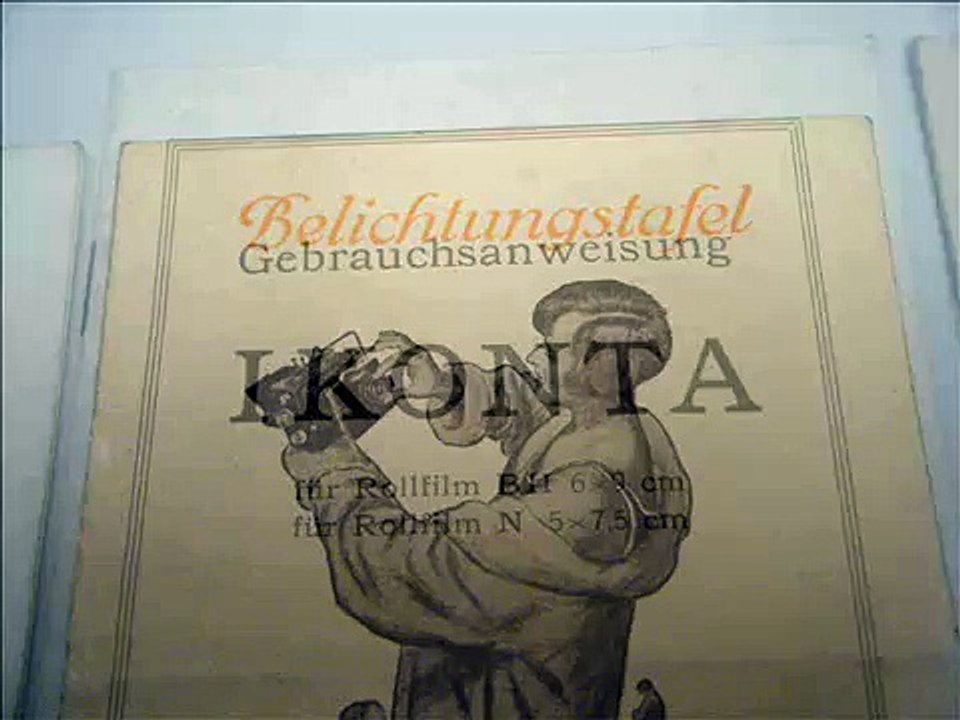 Zeiss Ikon Ikonta 5202 Folding Bellows Camera Instructions