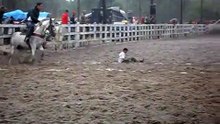 italo vaqueiro mirim correndo vaquejada