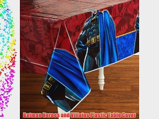 Batman Heroes and Villains Plastic Table Cover