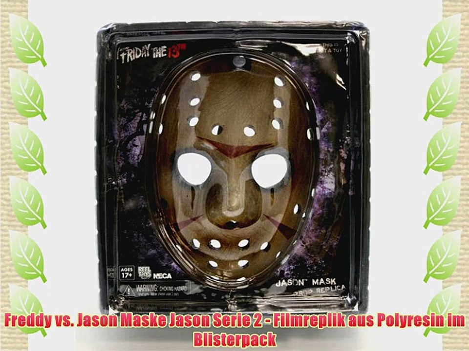 Freddy vs. Jason Maske Jason Serie 2 - Filmreplik aus Polyresin im Blisterpack