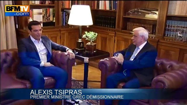Grèce: la démission d'Alexis Tsipras inquiète les Grecs