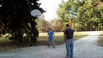 60 for 60 Free Throws - Shooting Basketball in the Driveway - No Editing