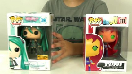 Funko POP - Teen Titans GO Starfire and Hatsune Miku Vocaloid Review