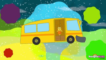 Ruedas en el autobús | rimas infantiles inglesas | canciones para niñossp