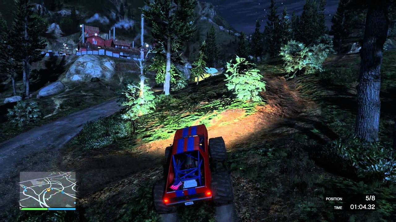 GTA Online part 27: Land Race in "Across the Wilderness"