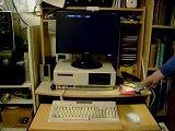 Tandy 1000 Computer in Action