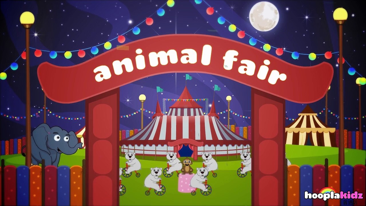 国语童谣 | The Animal Fair | Nursery Rhymes in Mandarin by HooplaKidz Mandarin