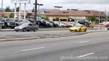 Ferrari 430 Scuderia, 360 and BMW M3 leaving Supercar Sunday