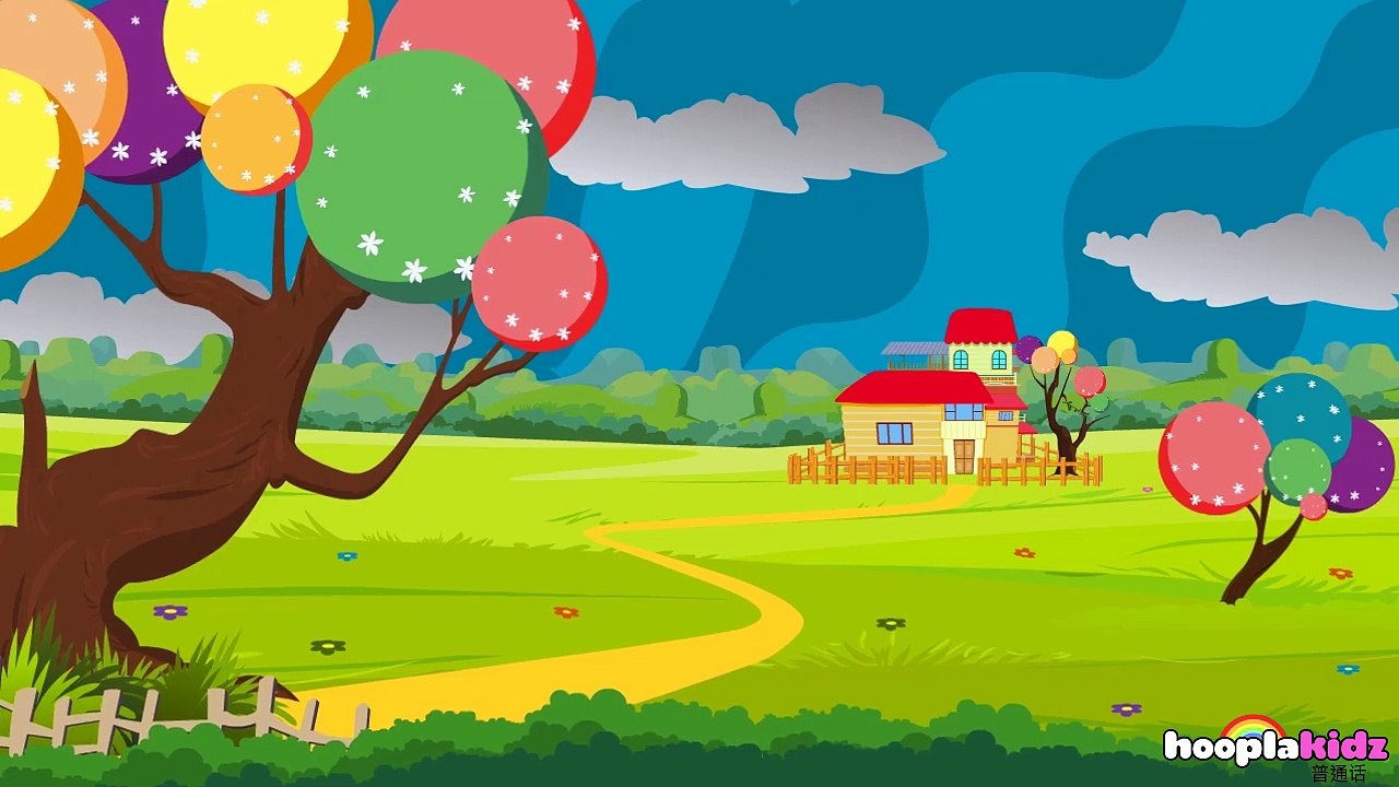 国语童谣 | I Hear Thunder | Nursery Rhymes in Mandarin by HooplaKidz Mandarine
