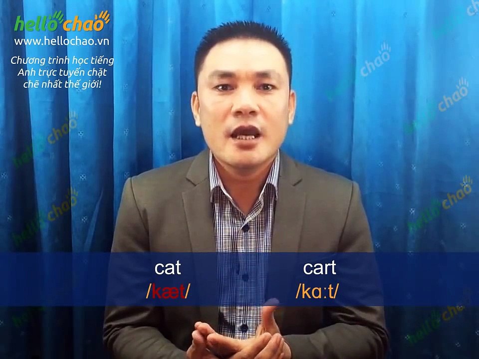 Cách phân biệt âm æ và âm a: đúng giọng Mỹ bản xứ - HelloChaoTV