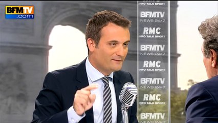 Philippot: "J'ai vu M. Cambadélis venir en aide à Jean-Marie Le Pen"