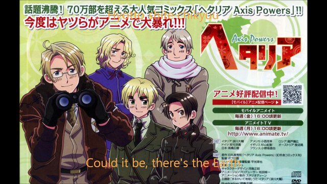 Hetalia Axis Powers - Russia's ending song (full) lyrics