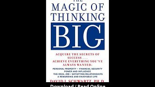 The Magic Of Thinking Big -  BOOK PDF