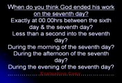 Seventh-day Adventists:When did God rest on the seventh day?(SDA church issue)