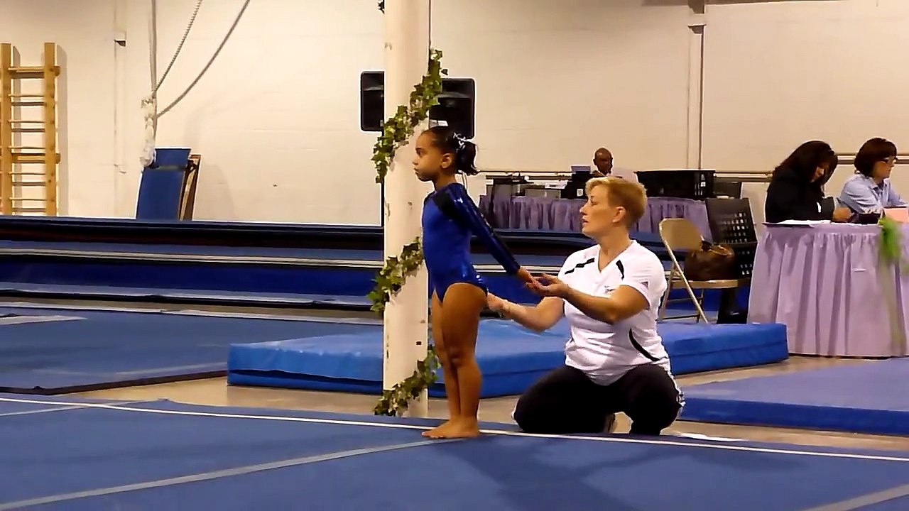 Level 2 Gymnastics Floor Routine- JoElle's first meet