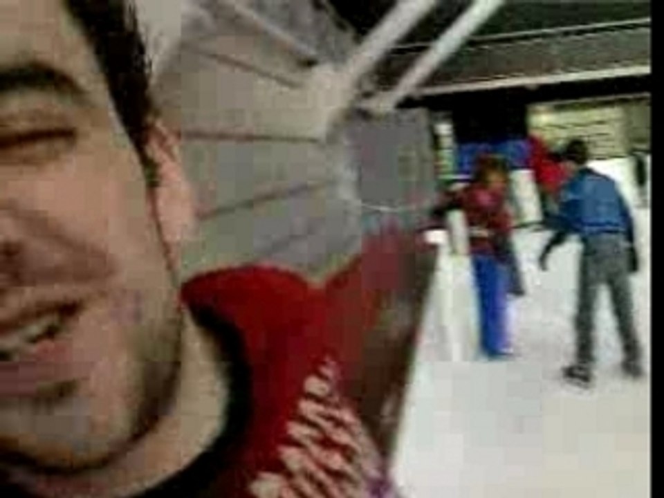 Patinoire avec mon serge