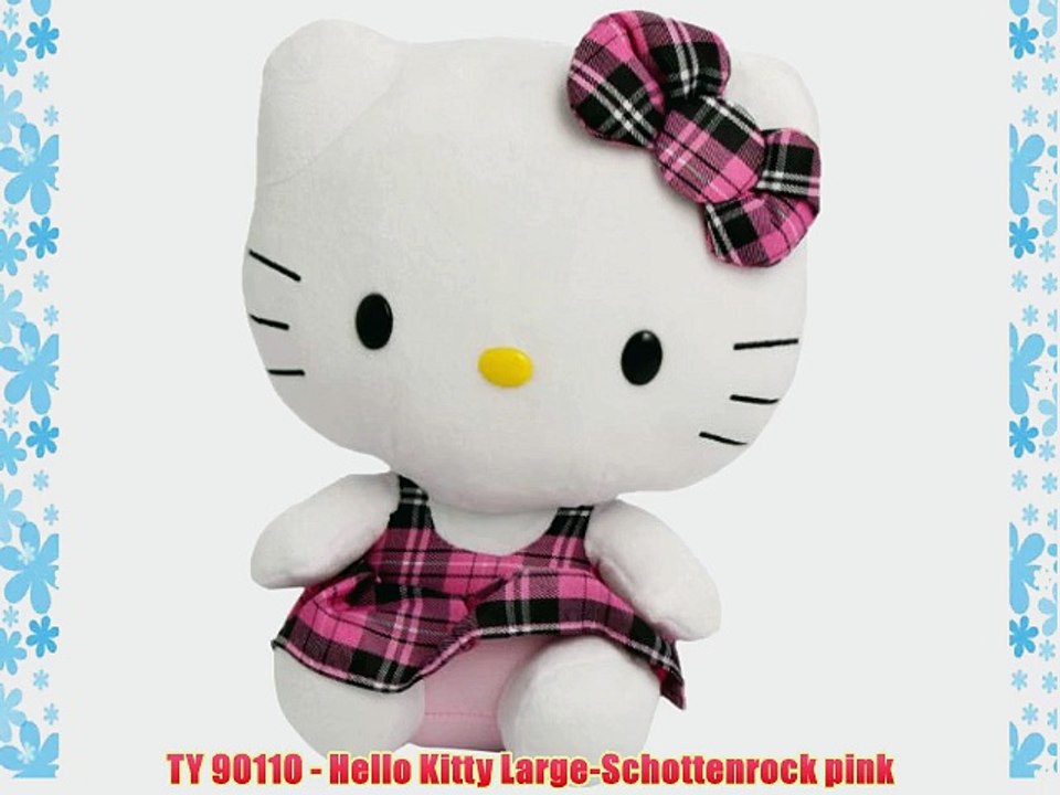 TY 90110 - Hello Kitty Large-Schottenrock pink
