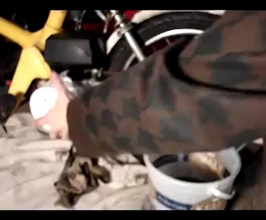 Honda Express moped kick start conversion