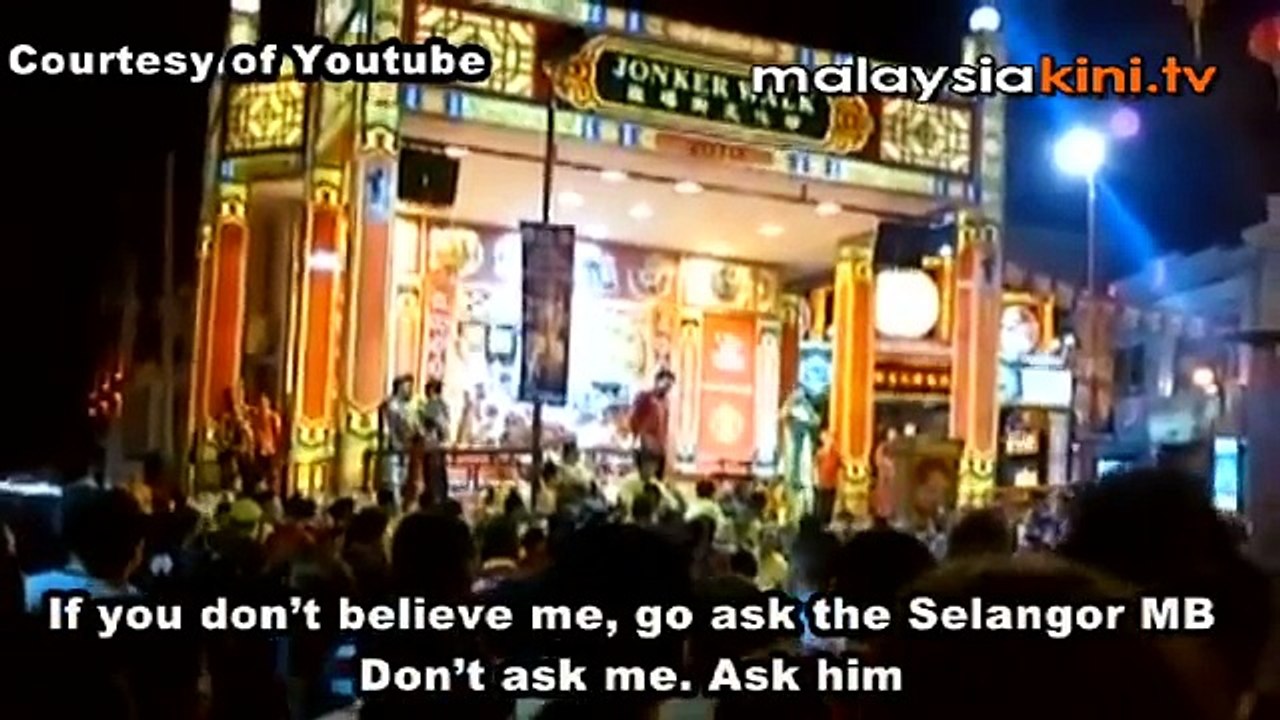 Yen Yen caught in 'Yes-No battle' in Malacca (with English subtitles)