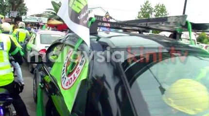 Revving up for the Hijau convoy to Kuantan