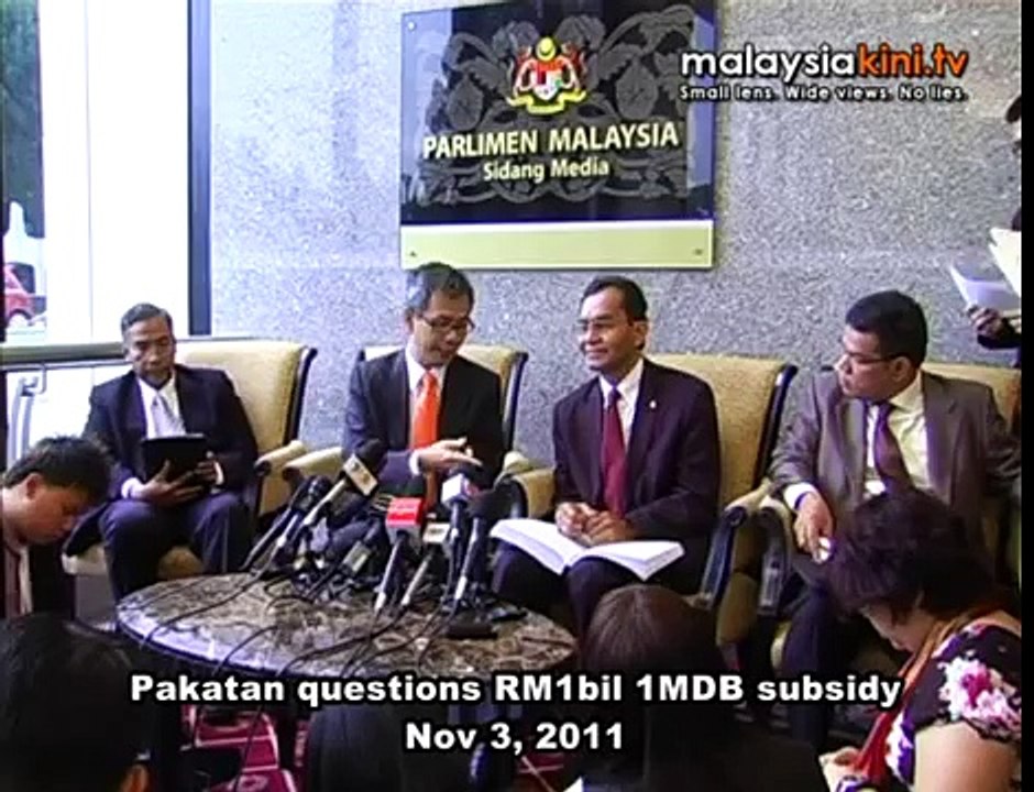Pakatan questions RM1bil 1MDB subsidy