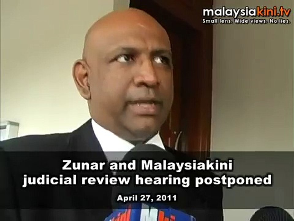 Zunar - Malaysiakini judicial review application postponed
