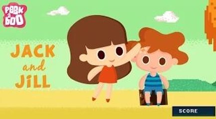 Jack and Jill | Popular English Nursery Rhyme With Lyrics For Kids | Peekaboo