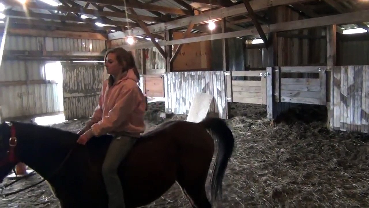 Mandy Riding Punk Bareback!