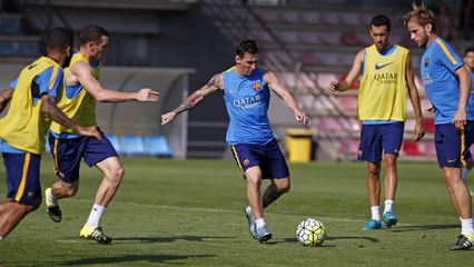 Second to last training session before heading back to San Mamés