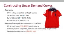Pricing Analytics: Creating Linear & Power Demand Curves