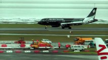 All Blacks Planes and other apron activity at Auckland International Airport