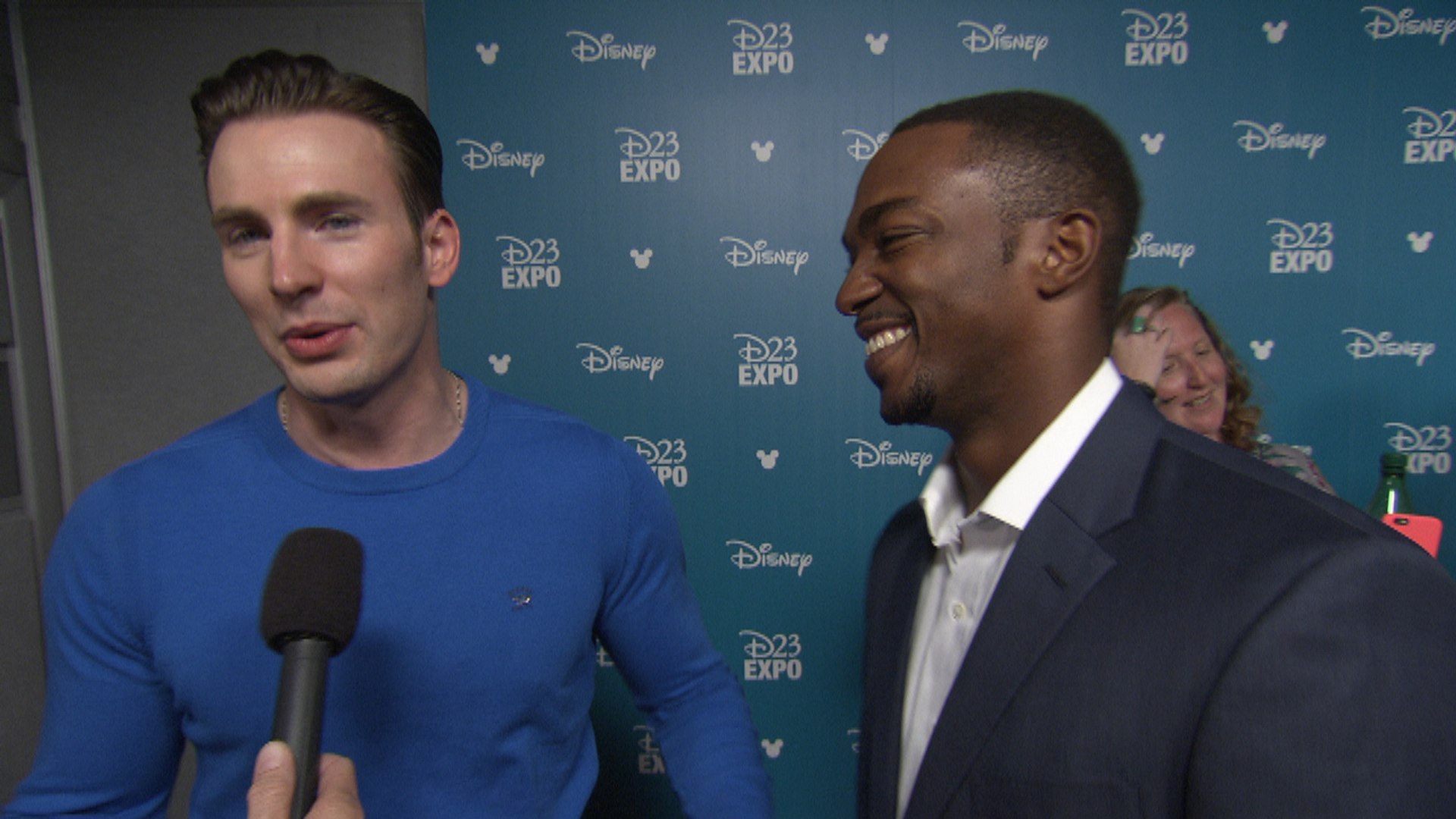 ⁣Chris Evans, Anthony Mackie Reveal 'Captain America: Civil War'