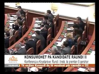 Dështoi raundi i dytë për zgjedhjen e presidentit të Shqipërisë