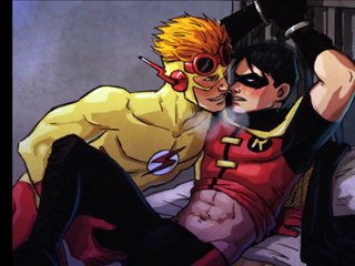 Robin x Kid Flash // Bruises &&Bitemarks