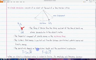 [Physics] Vibrational Motion: Pendulum and Damping