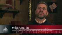 Mike Aquilina discusses the early Church fathers at Franciscan University